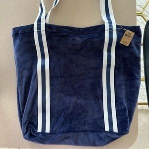 Victoria’s Secret corduroy blue shopper / tote bag /sport bag/blue shopper​